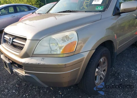 2005 Honda Pilot Ex-L из США, поврежденный, VIN 2HKYF18535H542128
